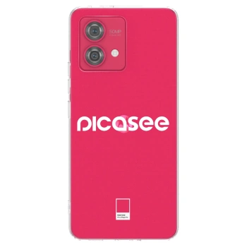 Picasee silikónový prehľadný obal pre Motorola Moto G84 5G - Picasee - new logo - white