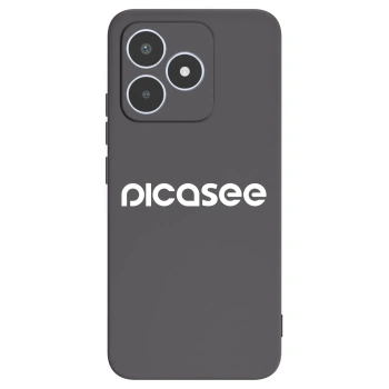 Picasee silikónový čierny obal pre Realme C53 - Picasee - new logo - white