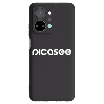Picasee silikónový čierny obal pre Honor X7a - Picasee - new logo - white