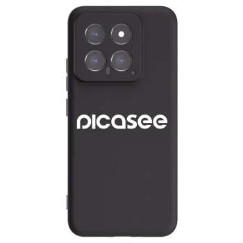 Picasee silikónový čierny obal pre Xiaomi 14 - Picasee - new logo - white