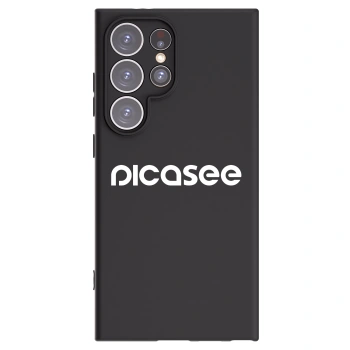 Picasee silikónový čierny obal pre Samsung Galaxy S24 Ultra S928B 5G - Picasee - new logo - white