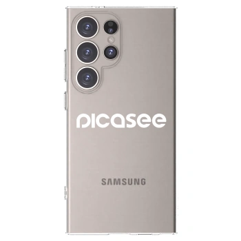 Picasee silikónový prehľadný obal pre Samsung Galaxy S24 Ultra S928B 5G - Picasee - new logo - white