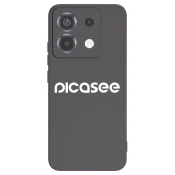Picasee silikónový čierny obal pre Xiaomi Poco X6 - Picasee - new logo - white