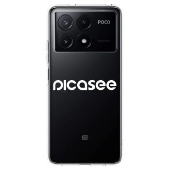 Picasee silikónový prehľadný obal pre Xiaomi Poco X6 Pro - Picasee - new logo - white