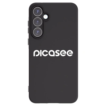 Picasee silikónový čierny obal pre Samsung Galaxy A55 5G A556B - Picasee - new logo - white