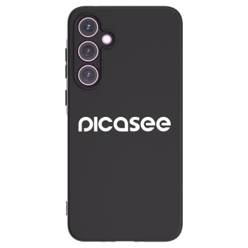 Picasee silikónový čierny obal pre Samsung Galaxy A35 5G A356B - Picasee - new logo - white