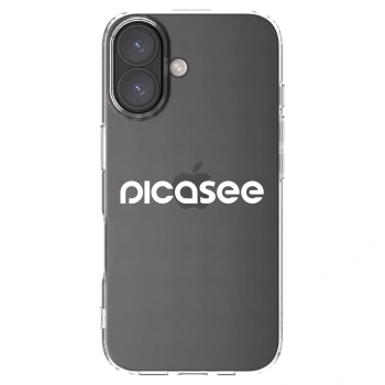 Picasee silikónový prehľadný obal pre Apple iPhone 16 - Picasee - new logo - white