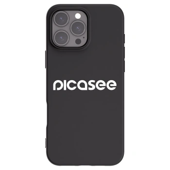 Picasee silikónový čierny obal pre Apple iPhone 16 Pro Max - Picasee - new logo - white
