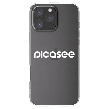 Picasee silikónový prehľadný obal pre Apple iPhone 16 Pro Max - Picasee - new logo - white