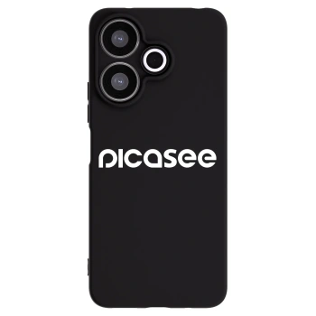 Picasee silikónový čierny obal pre Xiaomi Redmi 13 4G - Picasee - new logo - white