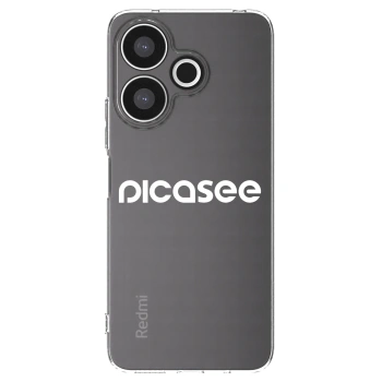 Picasee silikónový prehľadný obal pre Xiaomi Redmi 13 4G - Picasee - new logo - white