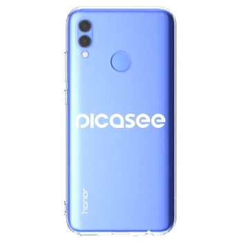 Picasee silikónový prehľadný obal pre Huawei P Smart 2019 - Picasee - new logo - white