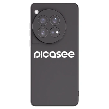 Picasee silikónový čierny obal pre OnePlus 12 5G - Picasee - new logo - white