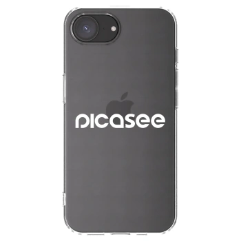 Picasee silikónový prehľadný obal pre Apple iPhone 16e - Picasee - new logo - white