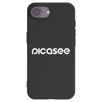 Picasee silikónový čierny obal pre Apple iPhone 16e - Picasee - new logo - white