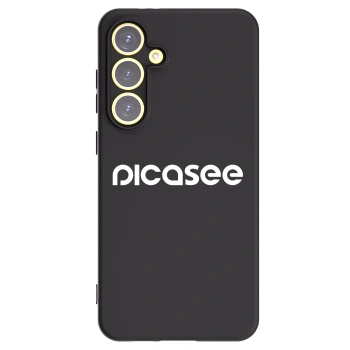 Picasee silikónový čierny obal pre Samsung Galaxy S24 FE S721B - Picasee - new logo - white