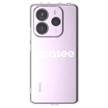 Picasee silikónový prehľadný obal pre Xiaomi Redmi Note 14 5G - Picasee - new logo - white