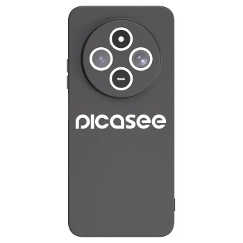 Picasee silikónový čierny obal pre Xiaomi Redmi 14C - Picasee - new logo - white