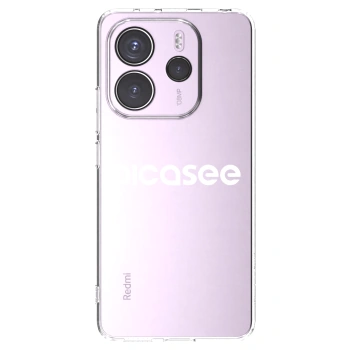 Picasee silikónový prehľadný obal pre Xiaomi Redmi Note 14 4G - Picasee - new logo - white