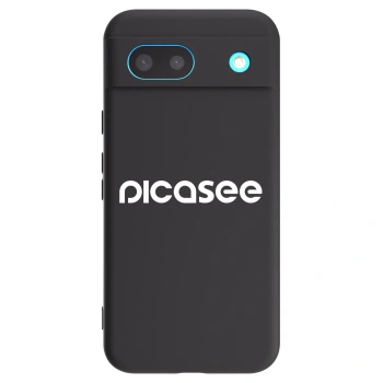 Picasee silikónový čierny obal pre Google Pixel 8 - Picasee - new logo - white