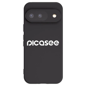 Picasee silikónový čierny obal pre Google Pixel 9 - Picasee - new logo - white