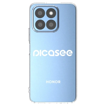 Picasee silikónový prehľadný obal pre Honor X8c - Picasee - new logo - white