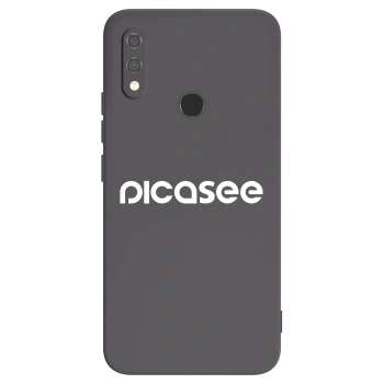 Picasee silikónový čierny obal pre Xiaomi Redmi Note 7 - Picasee - new logo - white
