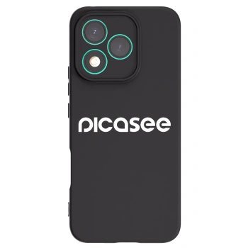 Picasee silikónový čierny obal pre Honor 400 Lite 5G - Picasee - new logo - white
