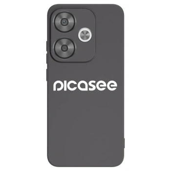 Picasee silikónový čierny obal pre Xiaomi Poco F6 - Picasee - new logo - white