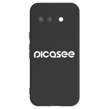 Picasee silikónový čierny obal pre Google Pixel 9a - Picasee - new logo - white