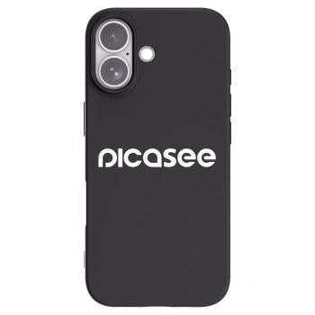 Picasee silikónový čierny obal pre Apple iPhone 17 - Picasee - new logo - white