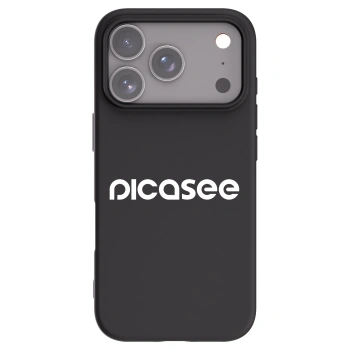 Picasee silikónový čierny obal pre Apple iPhone 17 Pro - Picasee - new logo - white