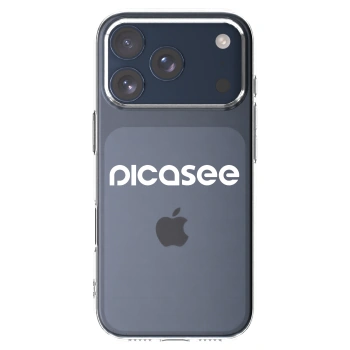 Picasee silikónový prehľadný obal pre Apple iPhone 17 Pro - Picasee - new logo - white
