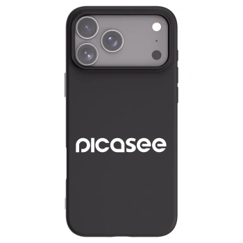 Picasee silikónový čierny obal pre Apple iPhone 17 Pro Max - Picasee - new logo - white