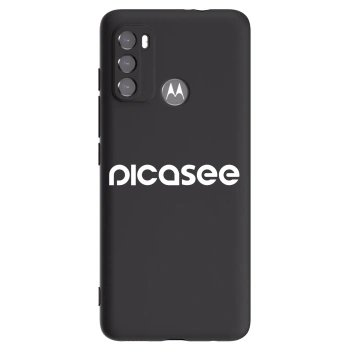 Picasee silikónový čierny obal pre Motorola Edge 60 5G - Picasee - new logo - white