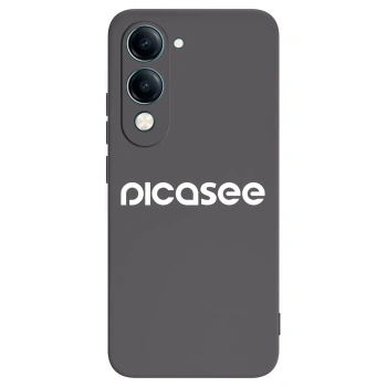 Picasee silikónový čierny obal pre Vivo Y29s 5G - Picasee - new logo - white