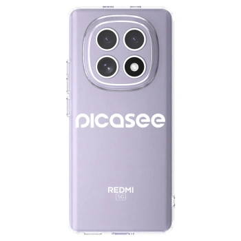Picasee silikónový prehľadný obal pre Xiaomi Redmi Note 15 - Picasee - new logo - white