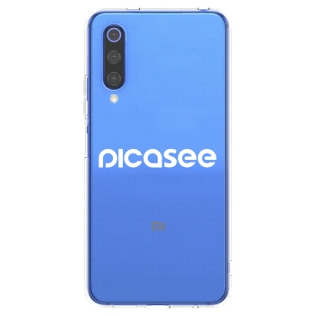 Picasee silikónový prehľadný obal pre Xiaomi Mi 9 SE - Picasee - new logo - white