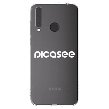 Picasee silikónový prehľadný obal pre Honor 20 Lite - Picasee - new logo - white