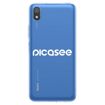 Picasee silikónový prehľadný obal pre Xiaomi Redmi 7A - Picasee - new logo - white