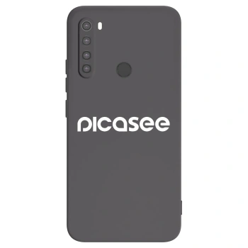 Picasee silikónový čierny obal pre Xiaomi Redmi Note 8 - Picasee - new logo - white