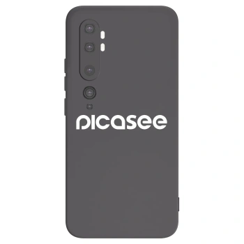 Picasee silikónový čierny obal pre Xiaomi Mi Note 10 (Pro) - Picasee - new logo - white