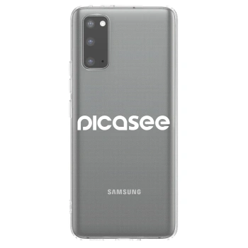 Picasee silikónový prehľadný obal pre Samsung Galaxy S20 G980F - Picasee - new logo - white