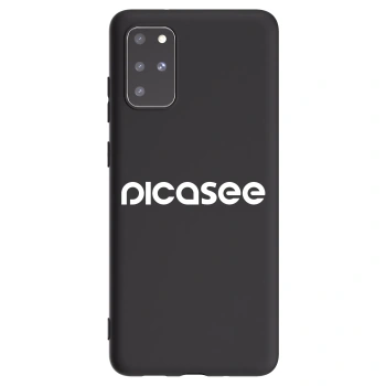 Picasee silikónový čierny obal pre Samsung Galaxy S20+ G985F - Picasee - new logo - white