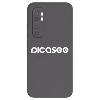 Picasee silikónový čierny obal pre Xiaomi Mi Note 10 Lite - Picasee - new logo - white