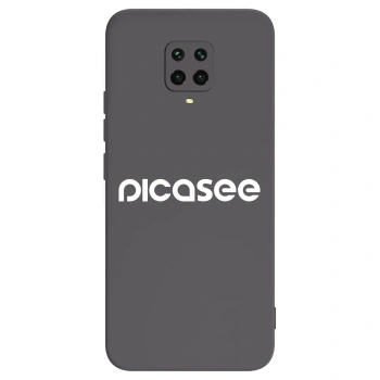 Picasee silikónový čierny obal pre Xiaomi Redmi Note 9S - Picasee - new logo - white