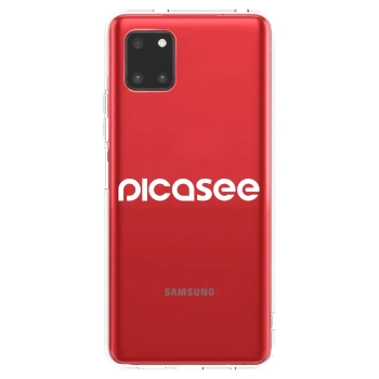 Picasee silikónový prehľadný obal pre Samsung Galaxy Note 10 Lite N770F - Picasee - new logo - white