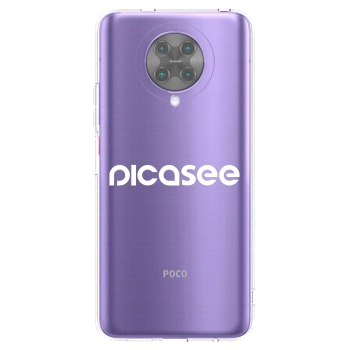 Picasee silikónový prehľadný obal pre Xiaomi Poco F2 Pro - Picasee - new logo - white