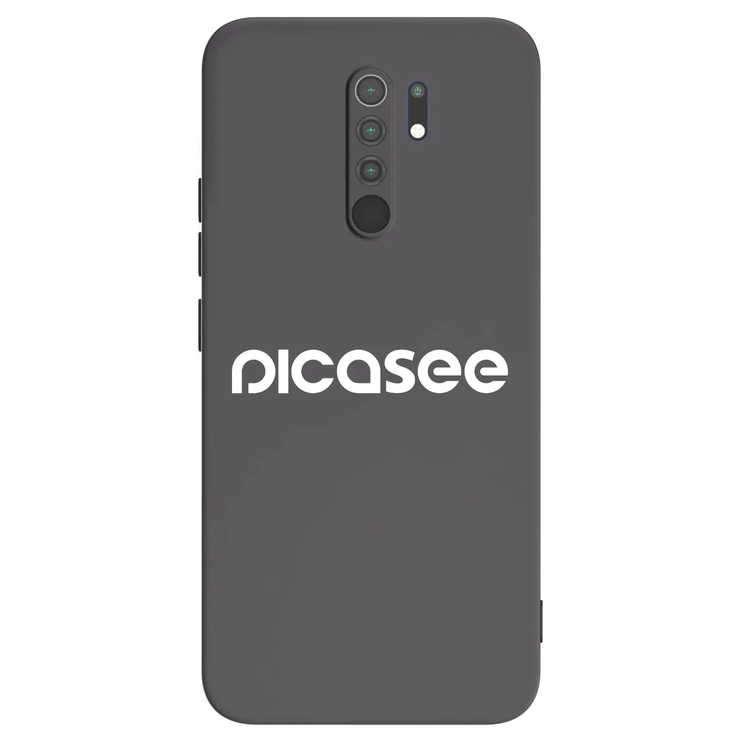 Picasee silikónový čierny obal pre Xiaomi Redmi 9 - Picasee - new logo - white