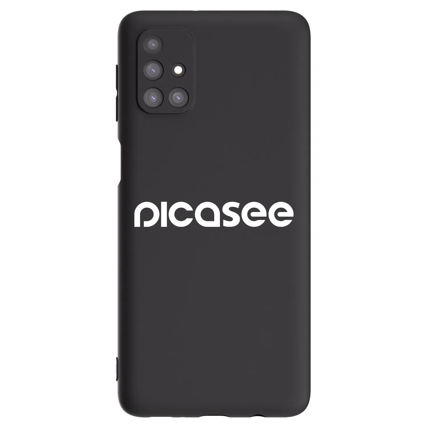 Picasee silikónový čierny obal pre Samsung Galaxy M31s - Picasee - new logo - white